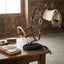 Lifestyle photo of Professional's Choice Double Rawhide Roughout Halter with Lead