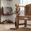 Lifestyle photo of Professional's Choice Double Rawhide Roughout Halter with Lead