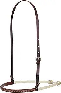 Martin Double Rope Leather Noseband - Hooves and Paws