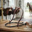 Lifestyle photo of Martin Saddlery Nylon Rope Shrink Wrap Noseband - Latigo Leather Hanger - Adjustable Fit