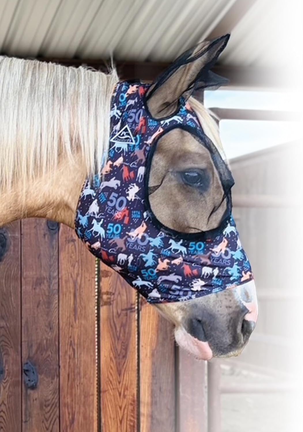 Professional's Choice Comfort-Fit Lycra Fly Mask with Mesh Ears