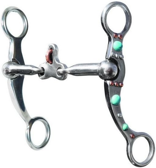 Professional's Choice Bit Dot Shank Floating Spade Mouth 5 1/4" PCB - 142 - Hooves and Paws