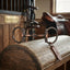 Lifestyle photo of Professional's Choice D Ring Snaffle Horse Bit - 5 1/4" Sweet Iron with Copper Inlays, PCB-980