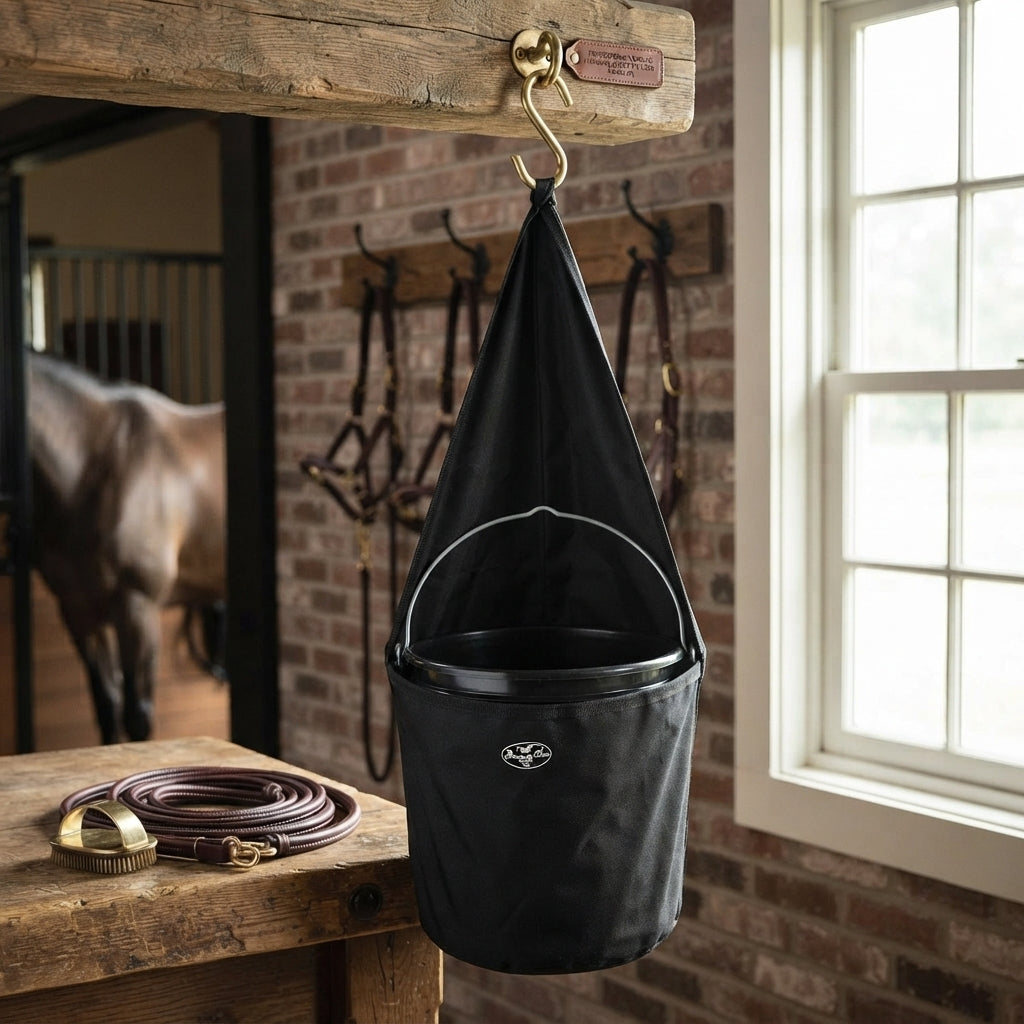 Lifestyle photo of Professional's Choice Hanging Bucket Holder – 5-Gallon