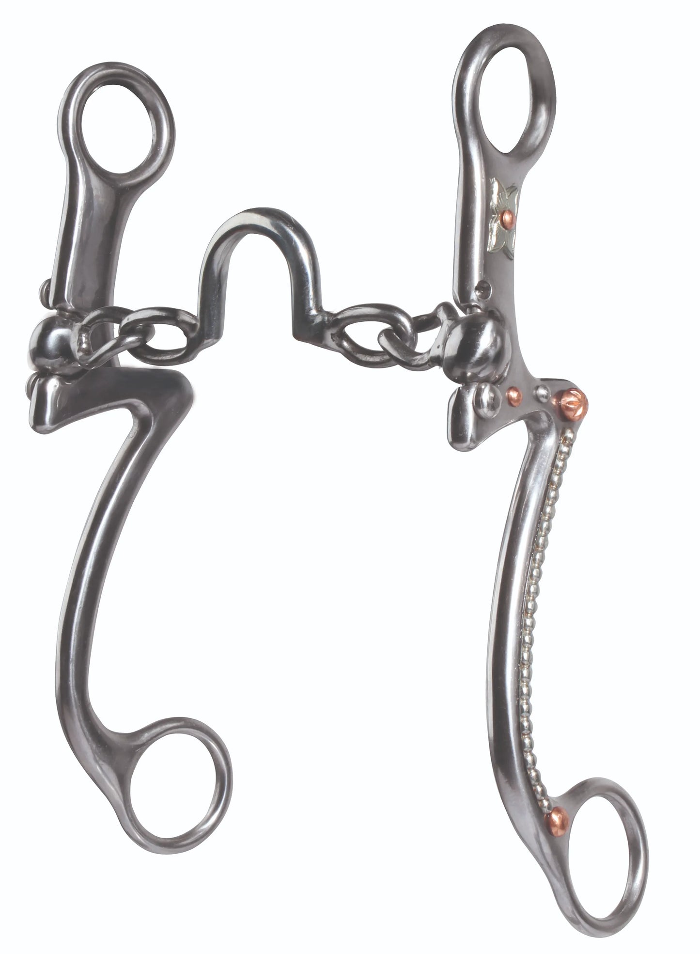 Professional's Choice PC 7-Inch Shank Horse Bit - Sweet Iron Weighted Mouthpiece Quick Release