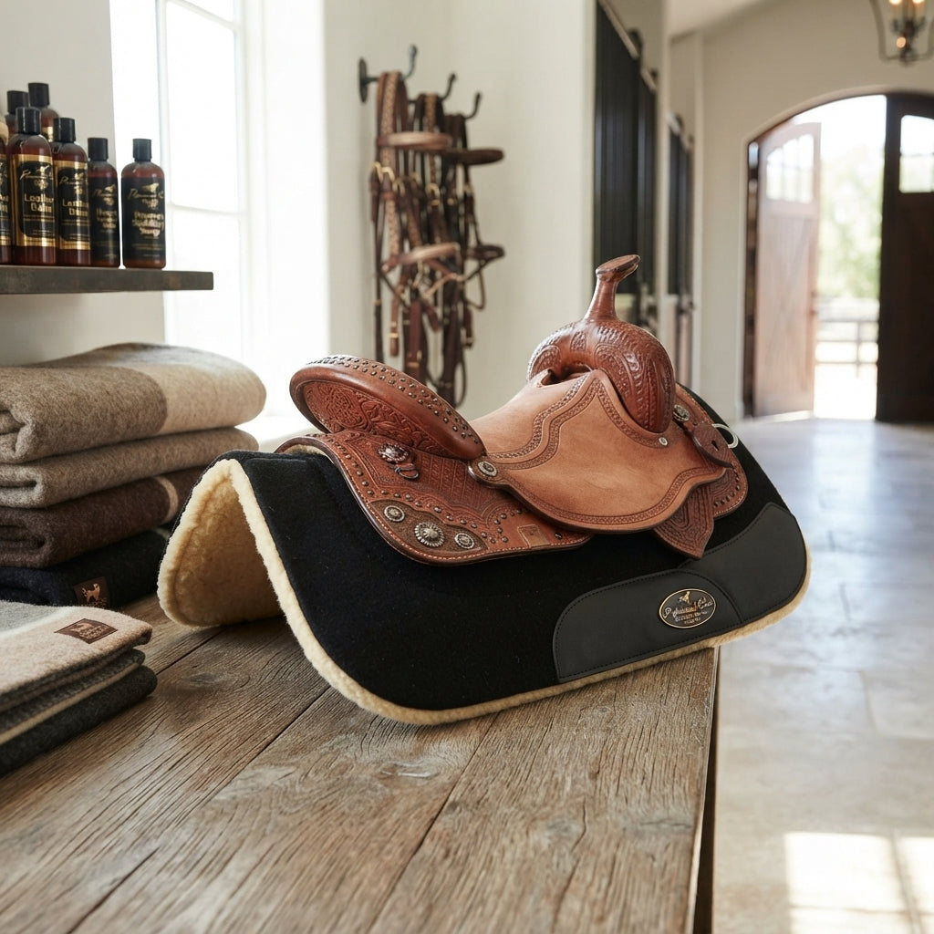Lifestyle photo of Professional's Choice Contoured Work Pad – Wither Relief & Shock Absorption