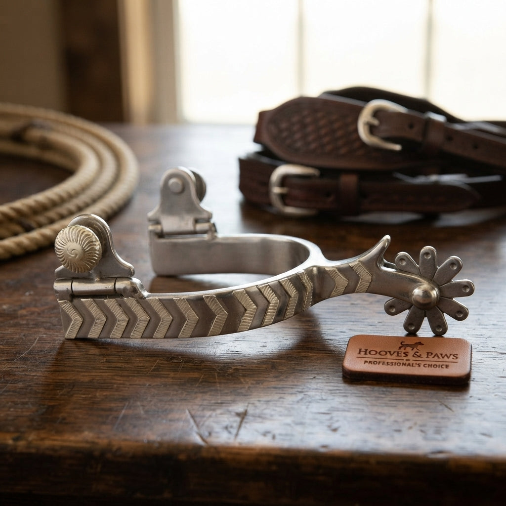 Lifestyle photo of Professional's Choice PC 1/2" Spurs - Durable Western Riding Spurs for Precision and Control