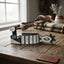 Lifestyle photo of Professional's Choice Silver Bar Spurs - 6 Point Rowel, Chihuahua Shank, 1" Band, 2 1/4" Shank, 3 1/4" Boot Width