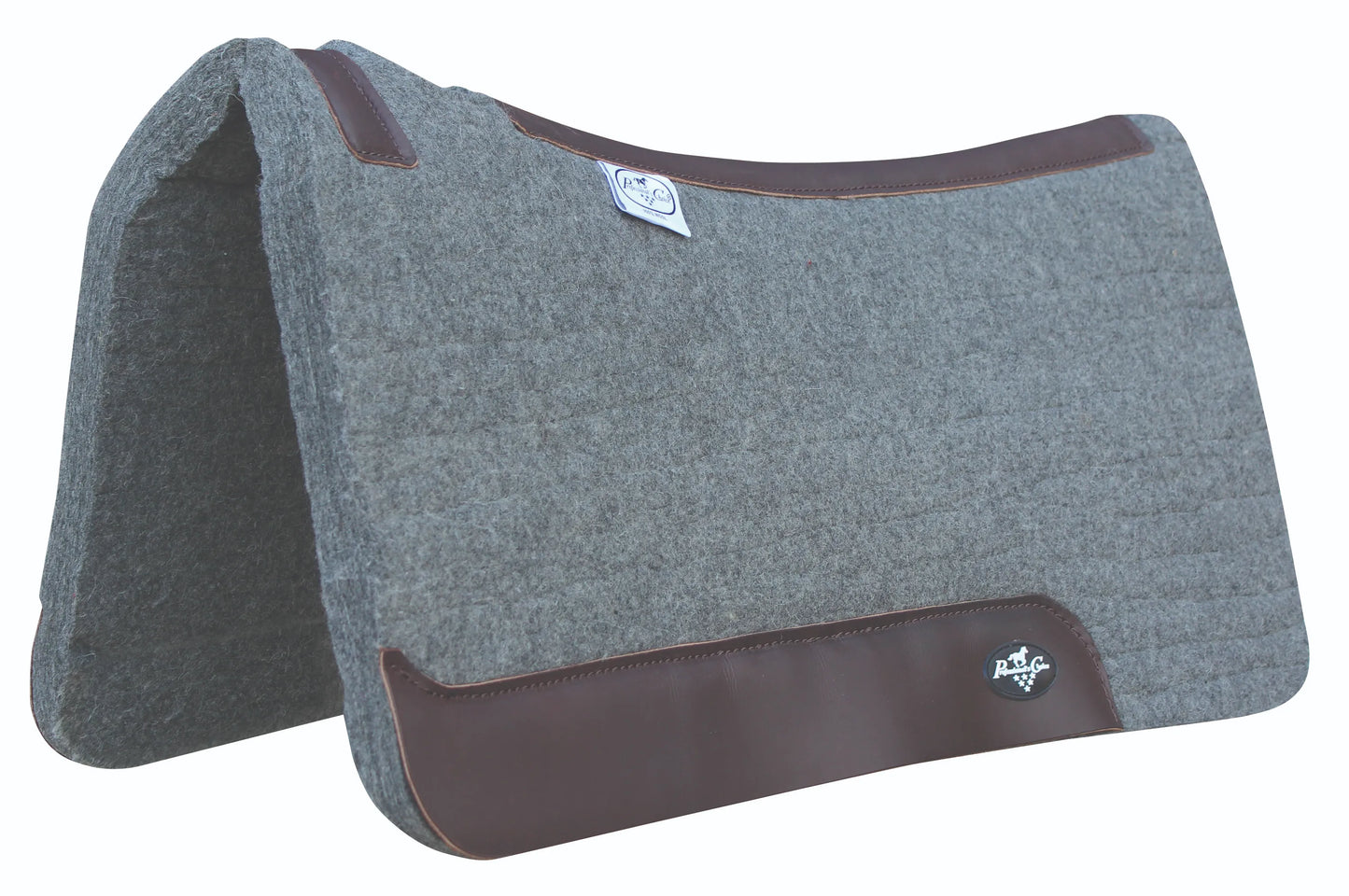 Professional's Choice ComfortFit Wool with Fleece Saddle Pad - Contoured Steam-Pressed Wool & Fleece Lining