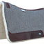 Professional's Choice ComfortFit Wool with Fleece Saddle Pad - Contoured Steam-Pressed Wool & Fleece Lining