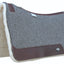 Professional's Choice ComfortFit Wool with Fleece Saddle Pad - Contoured Steam-Pressed Wool & Fleece Lining