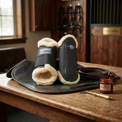 Lifestyle photo of Professional's Choice Hybrid Splint Boot with Fleece Lining