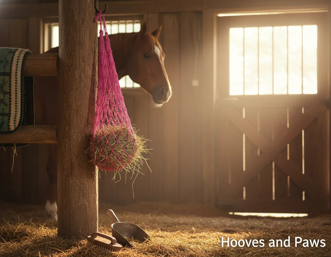 Shires Equestrian Horse Equine Shires Premium Haynet Poly Cord 2" Hole Haylage Net 1024