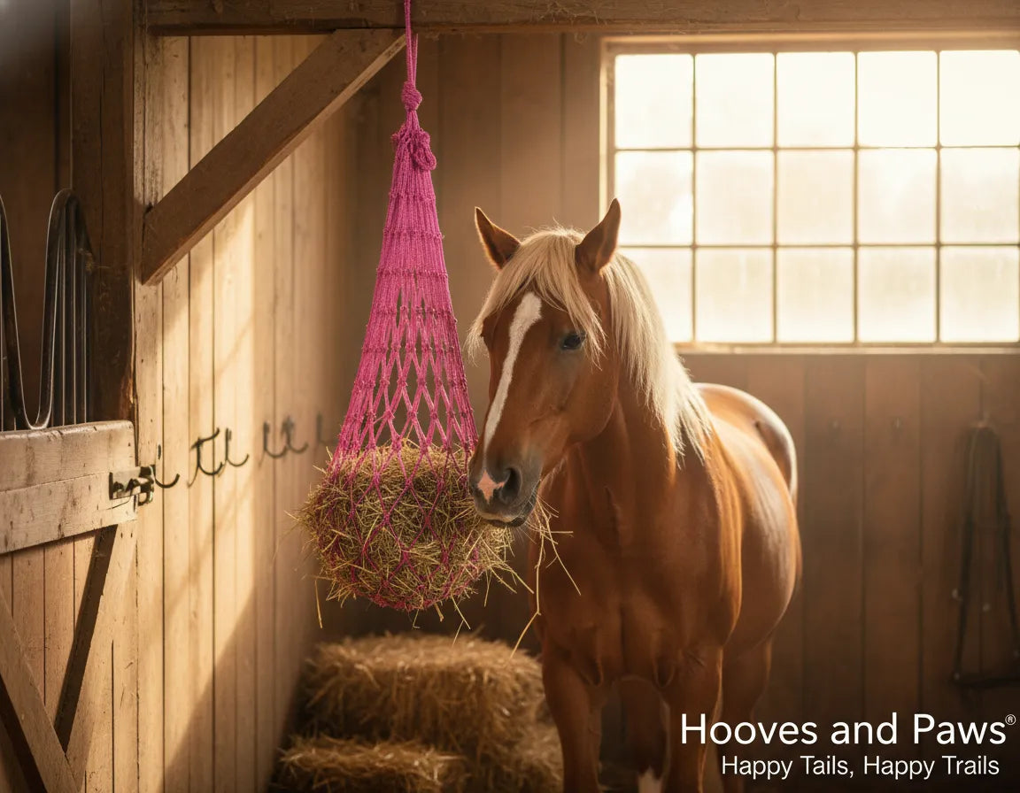 Shires Equestrian Horse Equine Shires Premium Haynet Poly Cord 2" Hole Haylage Net 1024