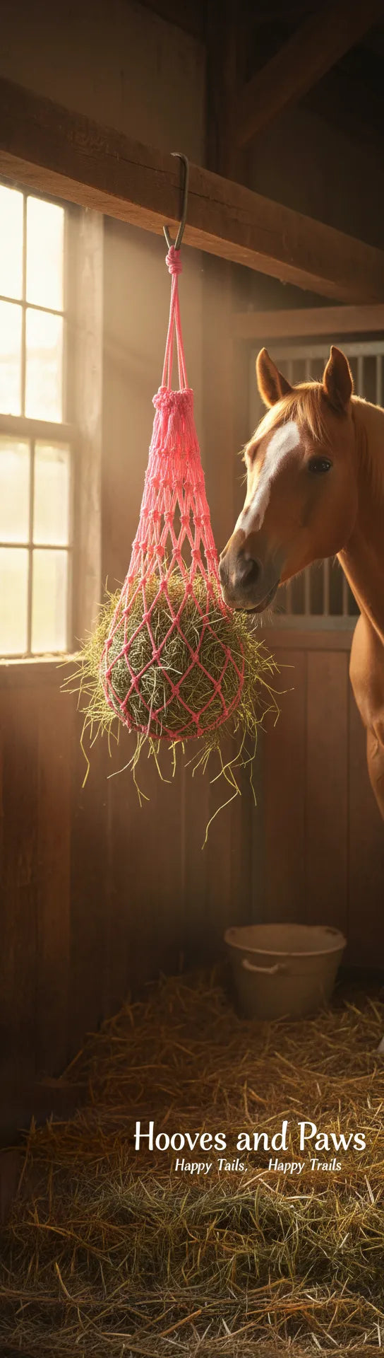 Cashel Hay Net - Slow Feeder Horse Forage Net - 3-Flake Capacity - Multiple Colors