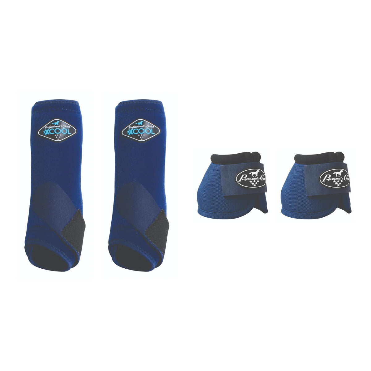 Professional's Choice Horse Trail Protection Bundle — Navy Blue / Medium