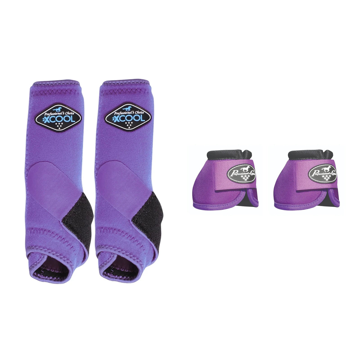 Professional's Choice Horse Trail Protection Bundle — Purple / Medium