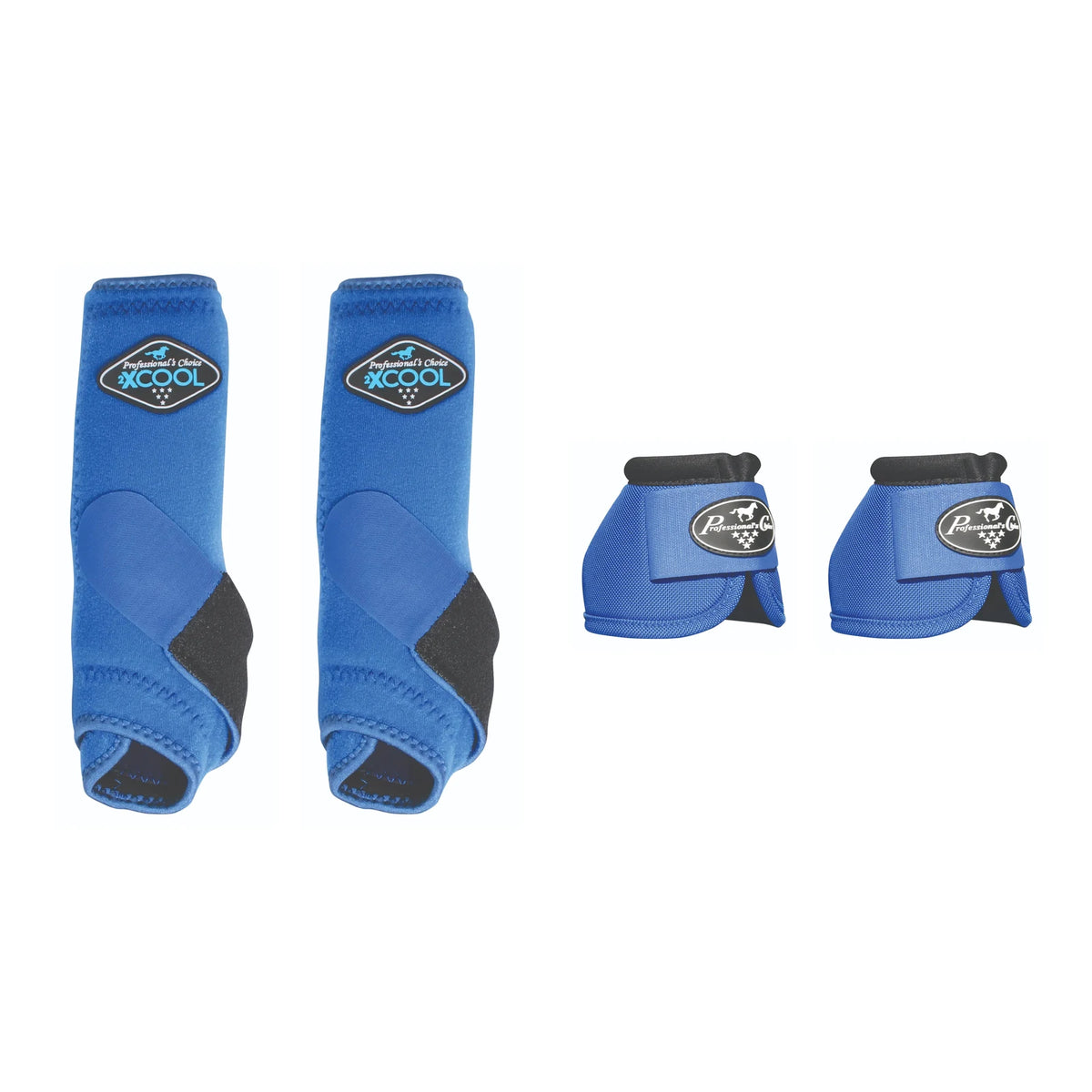 Professional's Choice Horse Trail Protection Bundle — Royal Blue / Small
