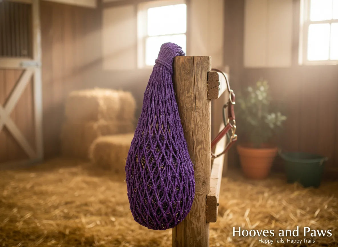 Shires Equestrian Horse Equine Shires Premium Haynet Poly Cord 2" Hole Haylage Net 1024
