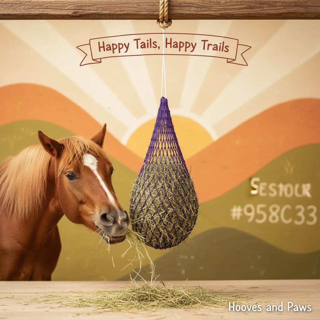 Weaver Leather 36" Slow Feed Hay Net - Reduce Waste & Improve Digestion