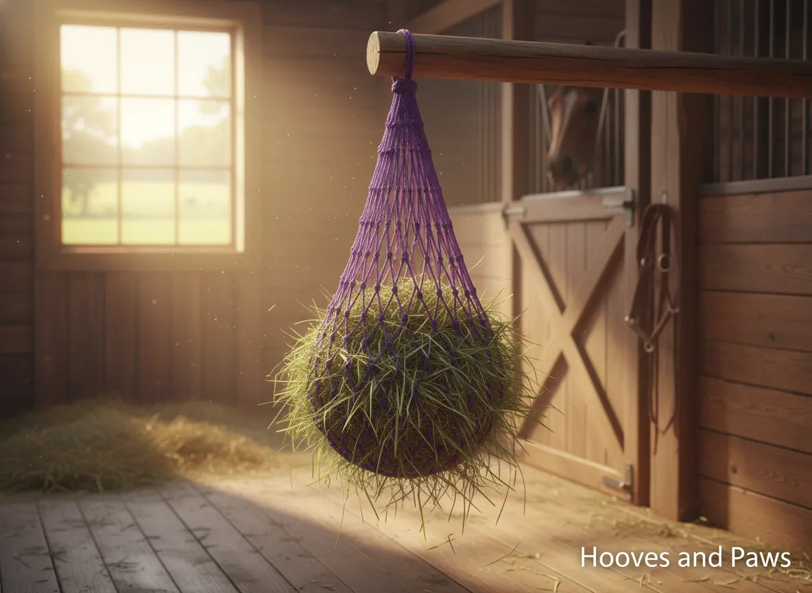 Shires Equestrian Horse Equine Shires Premium Haynet Poly Cord 2" Hole Haylage Net 1024