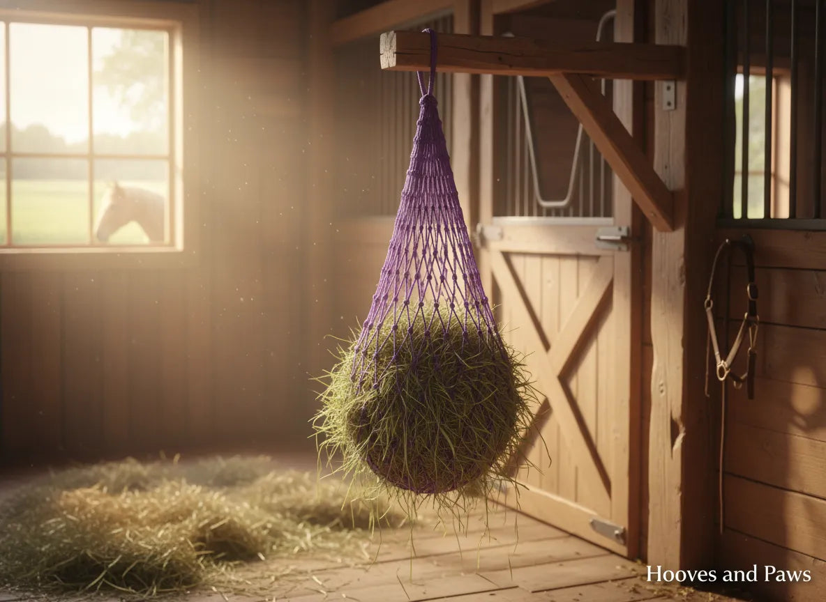 Shires Equestrian Horse Equine Shires Premium Haynet Poly Cord 2" Hole Haylage Net 1024