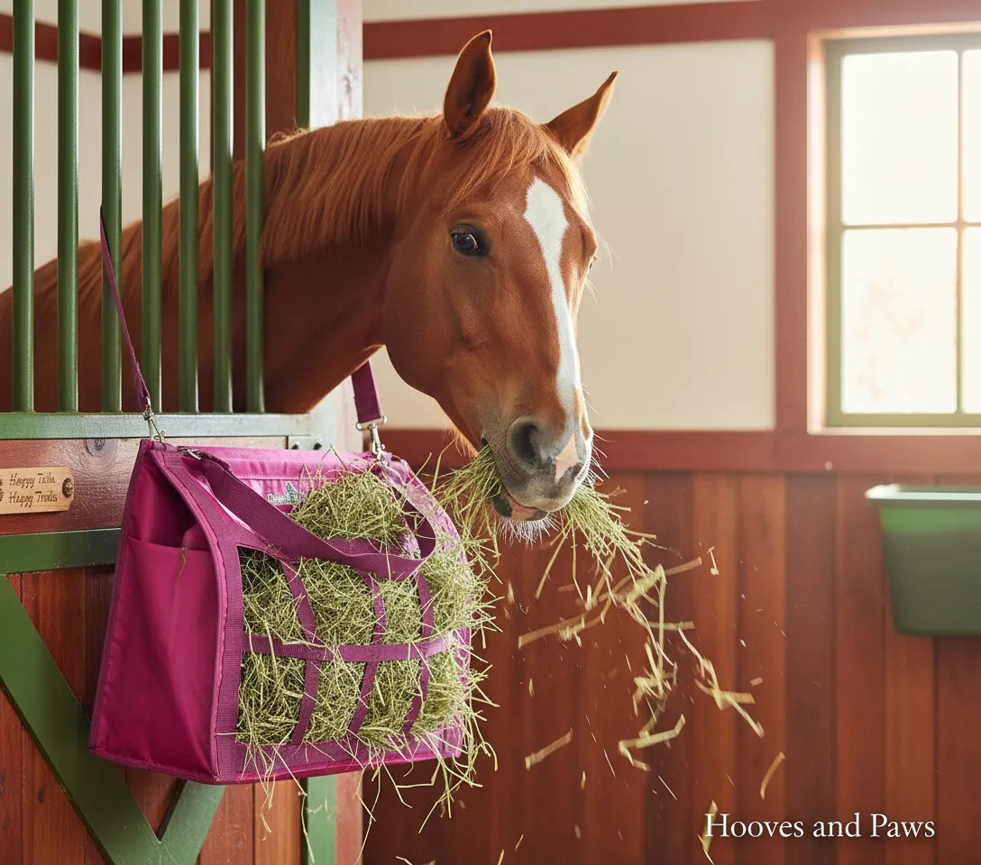 Classic Equine Topload Western Horse Hay Bag - Heavy Duty Waste-Reducing 2-3 Flake Capacity