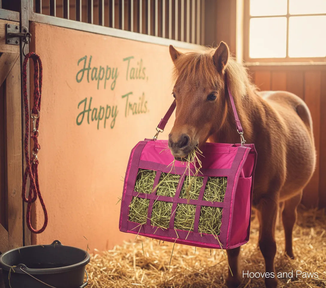 Classic Equine Topload Western Horse Hay Bag - Heavy Duty Waste-Reducing 2-3 Flake Capacity