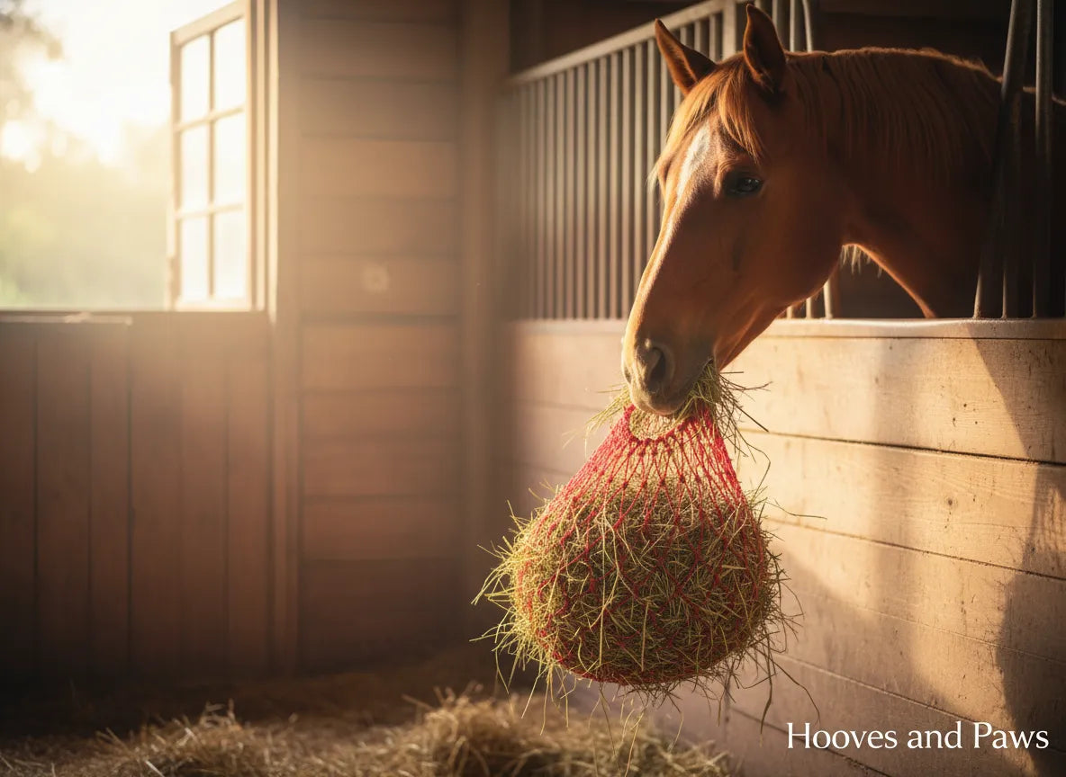 Shires Equestrian Horse Equine Shires Premium Haynet Poly Cord 2" Hole Haylage Net 1024