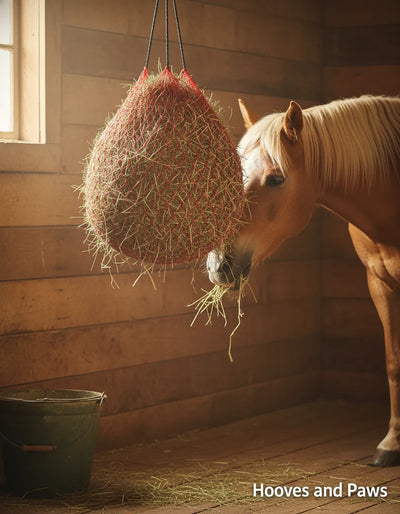 Shires Greedy Feeder Net - Slow Feed Hay Net for Horses - Promotes Healthy Digestion