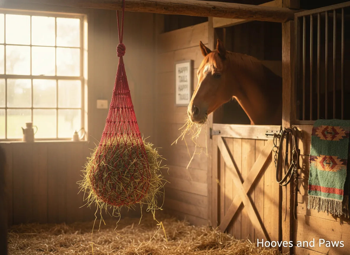 Shires Equestrian Horse Equine Shires Premium Haynet Poly Cord 2" Hole Haylage Net 1024