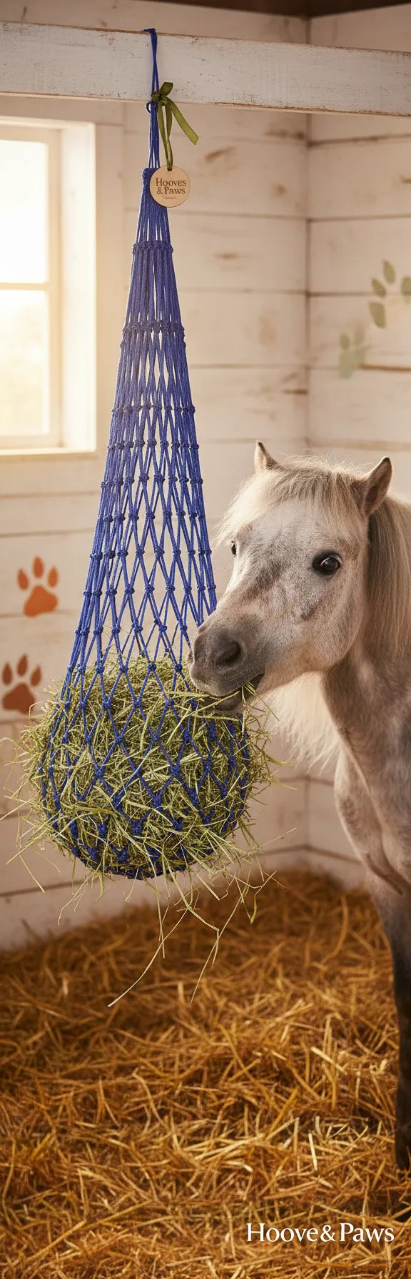 Cashel Hay Net - Slow Feeder Horse Forage Net - 3-Flake Capacity - Multiple Colors