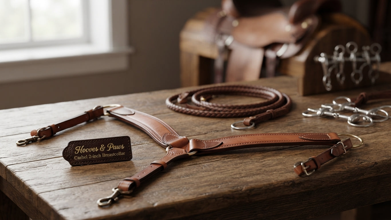 Lifestyle photo of Cashel 2-inch Breastcollar, Chestnut (Sell out)