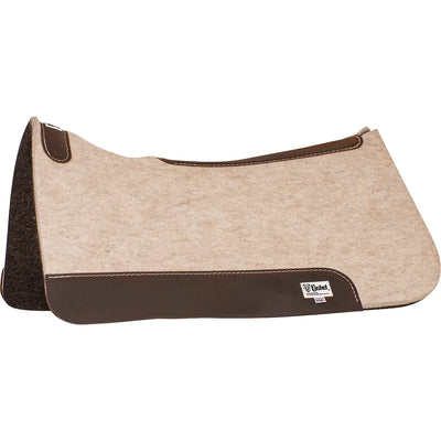 Premium Wool Felt Western Trail Saddle Pad - Shock Absorbing Horse Riding Pad