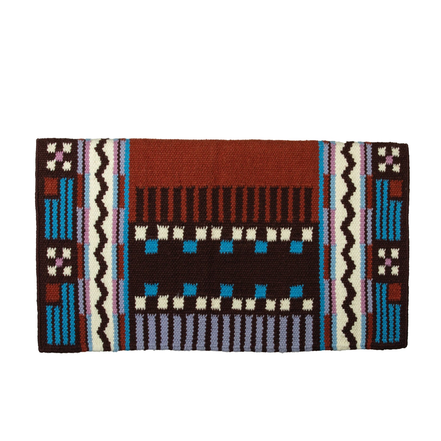 Professional's Choice Western Show Saddle Blanket - 100% New Zealand Wool with Wear Leathers - Oversized