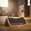 Classic Equine Sensorflex 1-Inch Wool Felt Western Saddle Pad - Merino Fleece Bottom & Contoured Spine