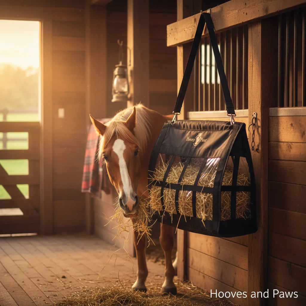 Classic Equine Topload Western Horse Hay Bag - Heavy Duty Waste-Reducing 2-3 Flake Capacity
