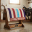 Lifestyle photo of Professional's Choice Casa Zia Heavyweight Navajo New Zealand Wool Saddle Blanket - 32" x 64", 7 lbs, Purple/Turquoise