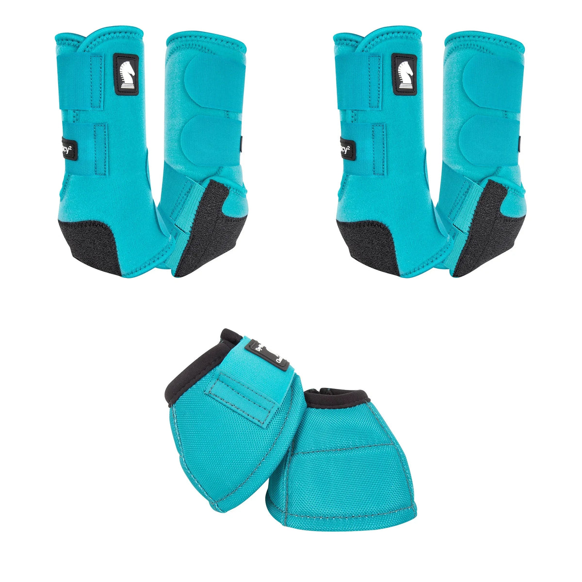 Classic Equine Trail Bundle — Aqua / Large