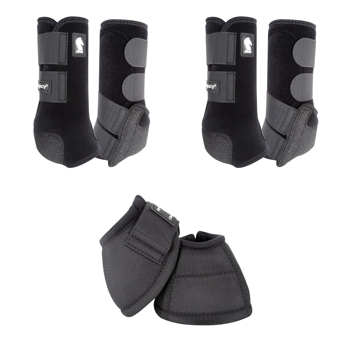 Classic Equine Trail Bundle — Black / Large