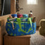 Lifestyle photo of Mackey Wash Rack Tote — Ventilated Mesh Grooming Organizer