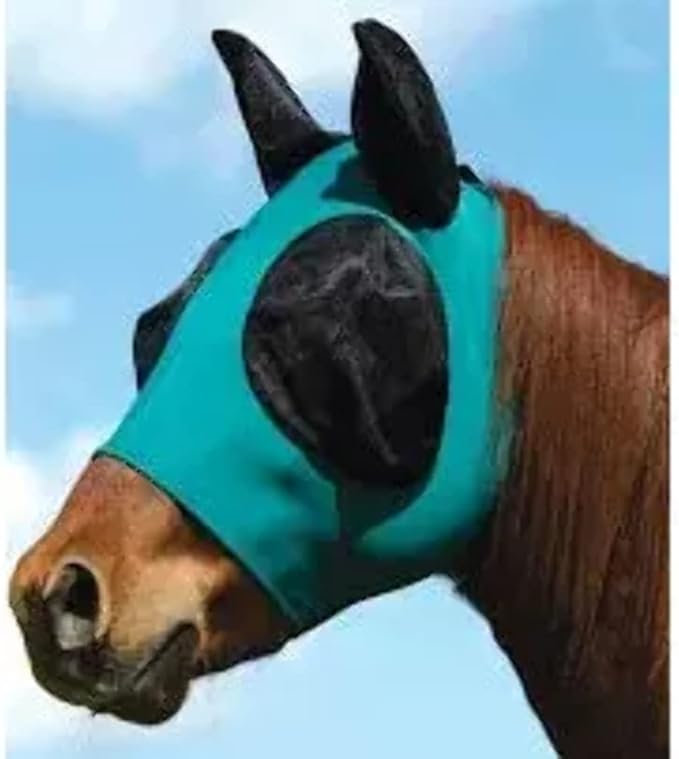 Weaver CoolAid Equine Lycra Fly Mask S Teal