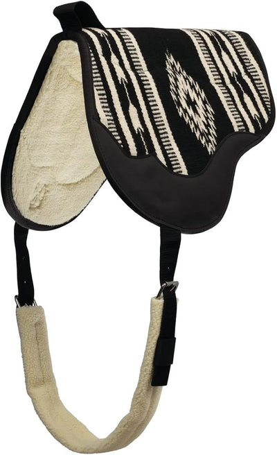 Weaver Leather Wool Blanket Top Bareback Pad - Hooves and Paws
