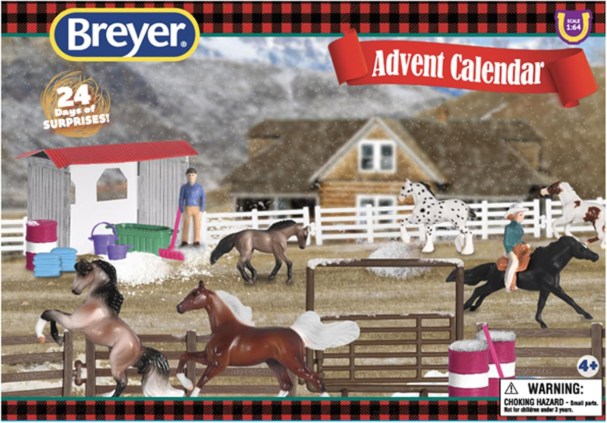 Breyer Horses 2024 Holiday Collection Advent Calendar Horse Play Set #700733