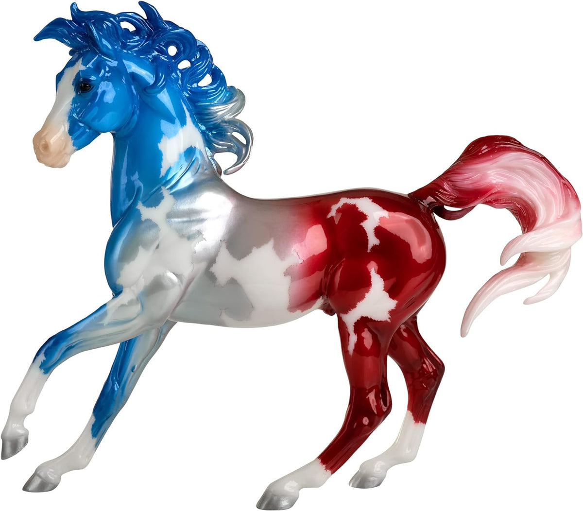 Breyer Horses Traditional Series Collector Model | Anthem | Patriotic Red, White and Blue | 2022 Limited Edition | Horse Toy Model | 11.5" x 8.5" | 1:9 Scale Horse Figurine | Model #1858