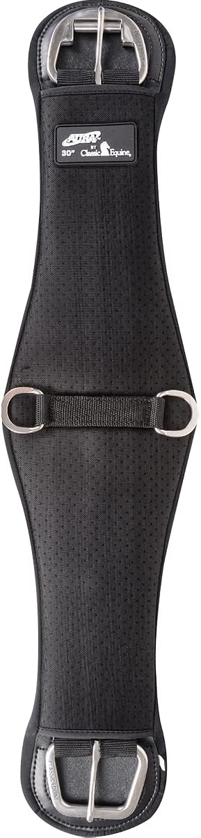 Classic Equine Aura Black Cinch - Hooves and Paws