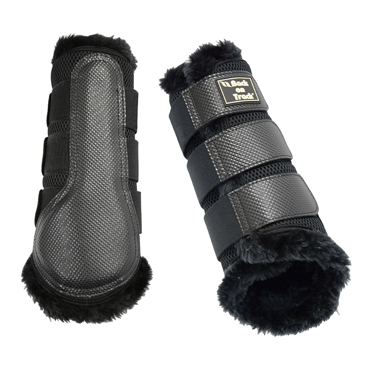 Back On Track 3D-Mesh Splint (Brush) Boots w/ Faux Fur