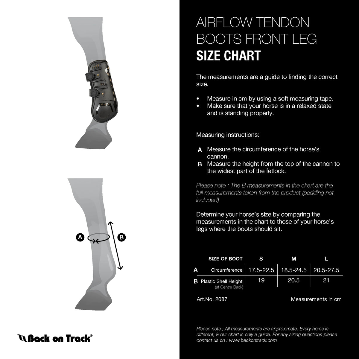 Back On Track Airflow Tendon Boots