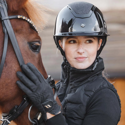 Back On Track Caracas Glossy Riding Helmet