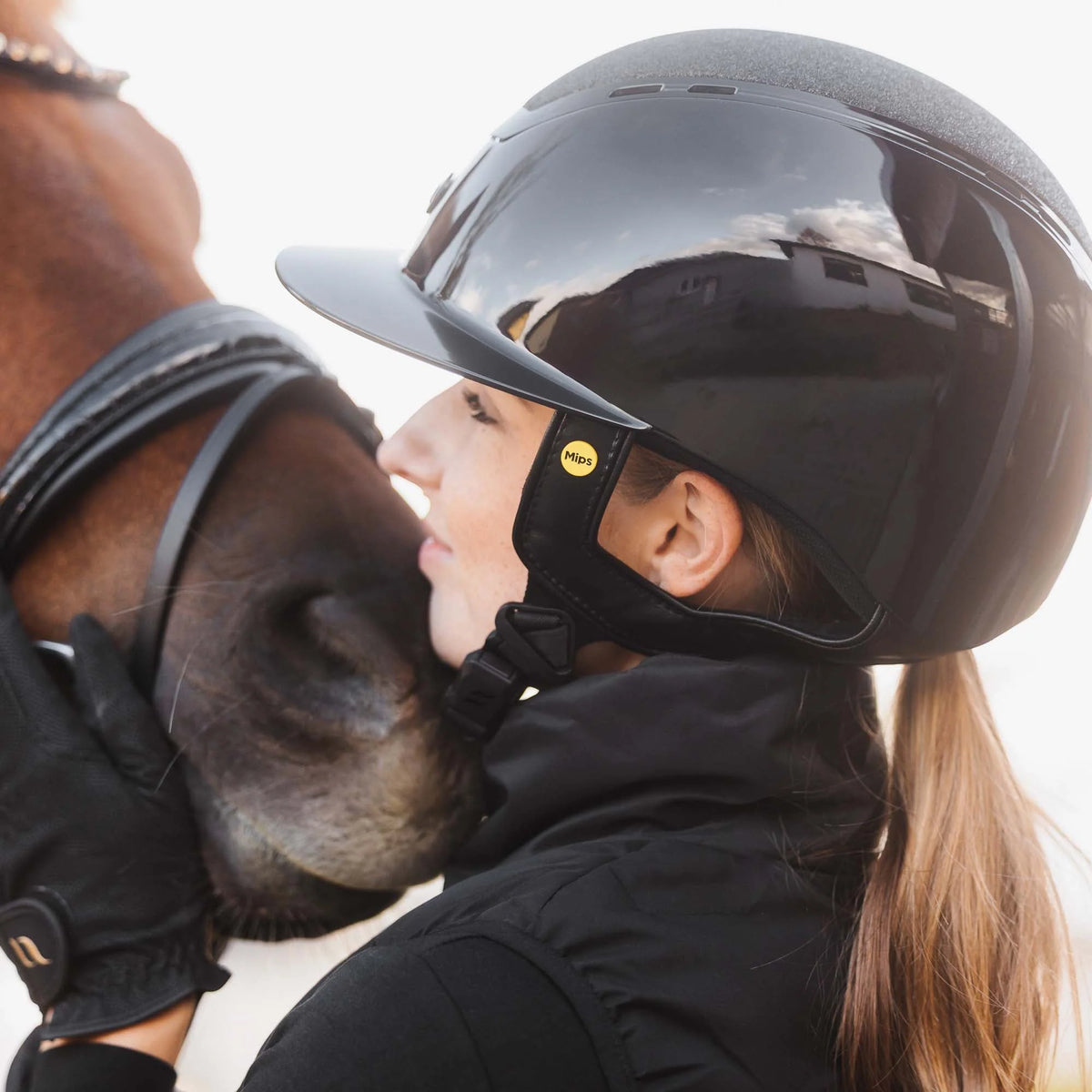 Back On Track Caracas Glossy Riding Helmet